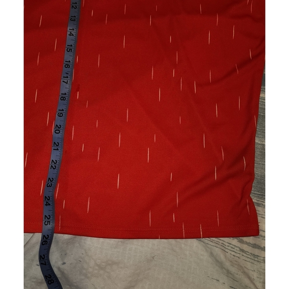 NWT Worthington Women's Top Long Batwing Sleeves Fiery Red Bespeckled Size XL - Picture 8 of 11